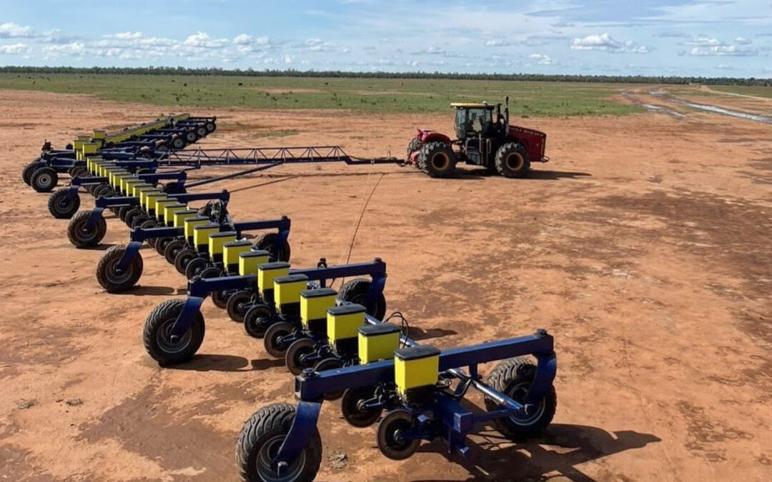La increíble sembradora australiana de 61 metros de ancho