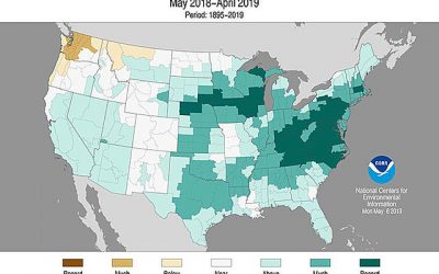 El período de 12 meses más húmedo de EEUU en los registros acorta drasticamente la siembra de 2019