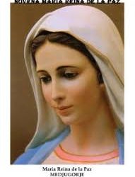 Reina de la Paz: “Queridos hijos, hoy los invito a orar por mis intenciones a fin de que los pueda ayudar. Hijitos, recen el Rosario”.
