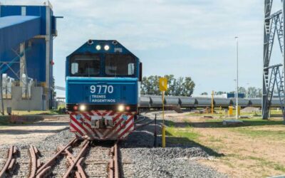 El transporte ferroviario de cargas alcanzó una cifra récord en julio, la más alta en 30 años