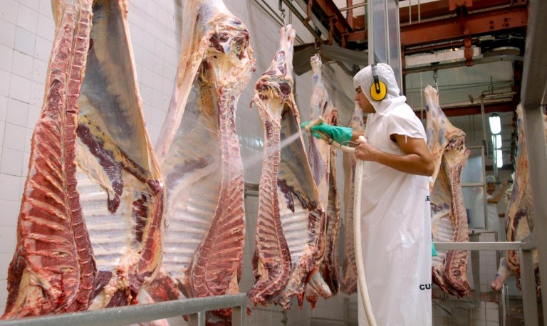 ¿Cuánto vale la carne bovina en la región?
