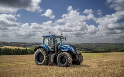New Holland describe el funcionamiento del primer tractor GNL