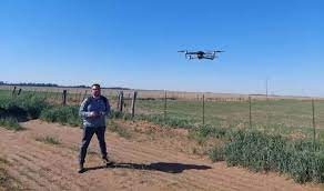 Los drones toman vuelo en el cultivo de maní