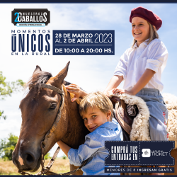 “Nuestros Caballos” a La Rural en su 20° edición para profesionales, estudiantes y toda la familia