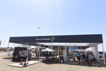 El Banco Provincia descolló en presolicitudes de créditos para compra de maquinarias en Expoagro