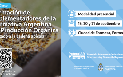 Curso “Formación de implementadores de la normativa orgánica argentina aplicado a la cadena Apícola”