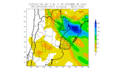 Tras unos días cálidos, se esperan nuevas lluvias en parte del área agrícola