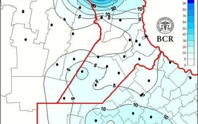 Desigual distribución de lluvias en las últimas 24 horas