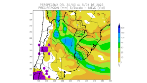 Prevén precipitaciones escasas a nulas en la mayor parte del área agrícola