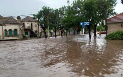 El Trébol en el centro oeste santafesino: calles inundadas, barrios anegados y más de 200 familias con agua en sus viviendas