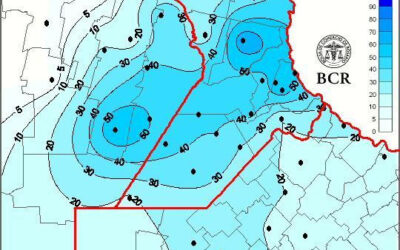 Tormentas cubren la Región Núcleo y dejan importantes acumulados