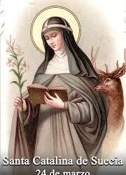 Hoy celebramos a Santa Catalina de Suecia, intercesora ante embarazos de riesgo