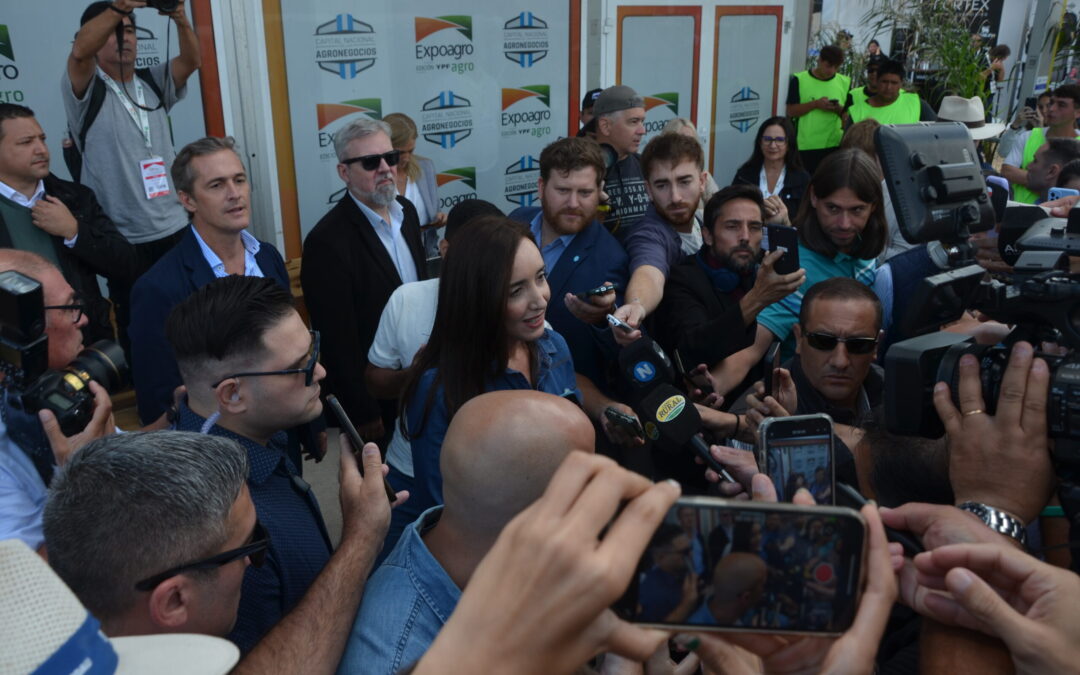 Victoria Villarruel en Expoagro: “Gracias por poner en alto el nombre de Argentina”