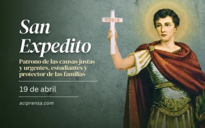 Hoy es día de San Expedito, el santo que nos enseña a no dejar lo importante para después