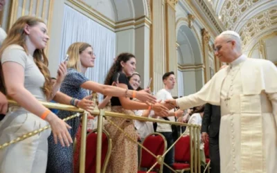 León XIV: El camino de fe puede ser difícil, pero no se desanimen, Dios siempre está para sostenerlos