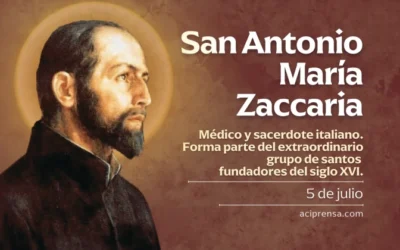 Hoy celebramos a San Antonio María Zaccaria, patrono de los médicos