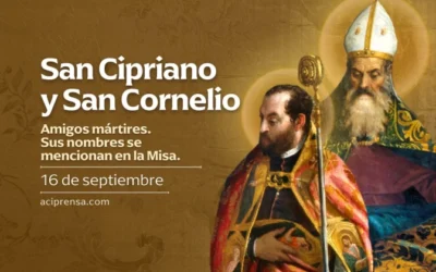 Hoy celebramos a los santos Cornelio y Cipriano, a quienes recordamos en la Santa Misa
