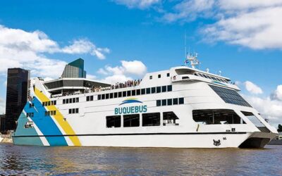 Buquebús complicada por la construcción del puente Buenos Aires-Colonia