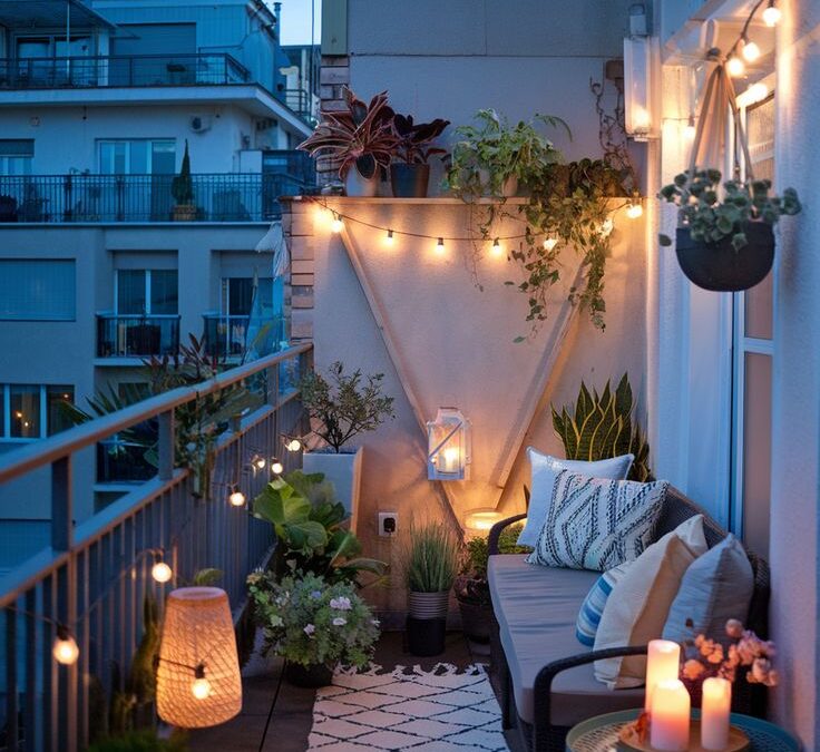 Cómo preparar tu balcón para una juntada con amigos este verano