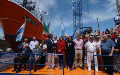 Agroindustria participó de la botadura del buque pesquero «Madre María»