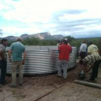 Mejoran el almacenamiento de agua para actividades productivas en La Rioja
