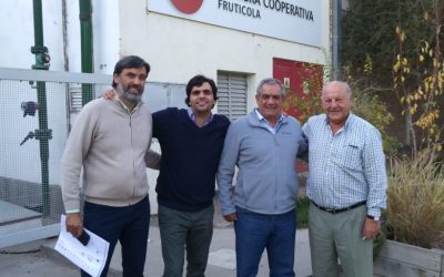 Carlos Iannizzotto visitó el Alto Valle de Río Negro y Neuquén