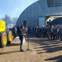 Nueva motoniveladora para los caminos rurales de General Alvear, Mendoza