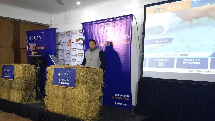 La ganadería siguió al dólar: Rosgan remató en Expoagro Corrientes y levantó todos los precios