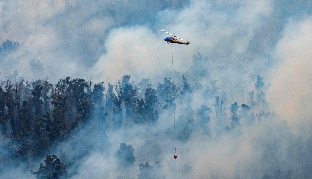 El humo de los incendios de Australia ingresó a la Argentina desde Chile
