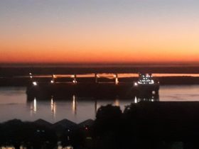 Bajante histórica: resolvieron en tiempo récord una nueva varadura de un buque en el Paraná