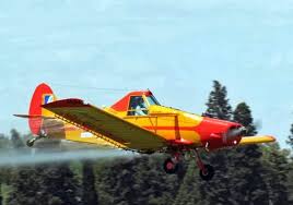 El control de la plaga de langosta también se realiza desde el aire