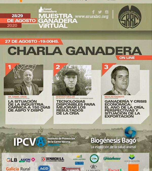 Ya llega la Expo Virtual de Río Cuarto con una gran impronta ganadera