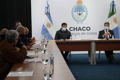 El Gobernador del Chaco, Jorge Capitanich, se reunió con el CAA y reitero su apoyo y compromiso con la iniciativa