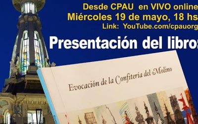VIVOpresentación libro Evocación Conf. Del Molino en CPAU. Biblioteca AANBA