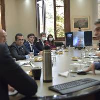 Julián Domínguez y Cecilia Todesca se reunieron con el embajador argentino en Rusia y agregados agrícolas de la Argentina en el exterior