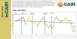 InCAIR de marzo 2022: suba intermensual del 15,4 % en la actividad inmobiliaria rural