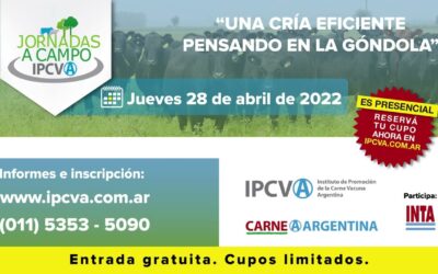 Villa Mercedes, San Luis: ¡El 28 de abril vuelven las jornadas a campo presenciales del IPCVA!