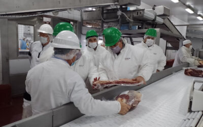 El Senasa recorrió las instalaciones del frigorífico SWIFT en la provincia de Santa Fe