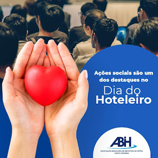 La Asociación de Industría de Hoteles de Santa Catarina (ABIH) celebra el Día del Hotelero.