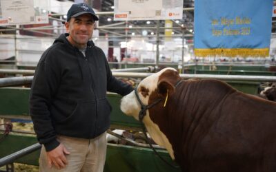 Ganó premios en Palermo con el primer toro nacido en su Cabaña