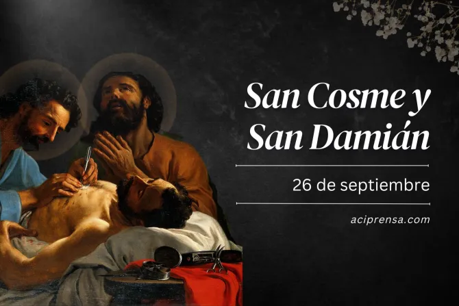 Hoy celebramos a los santos Damián y Cosme, mártires Hoy celebramos a los santos Damián y Cosme, mártires