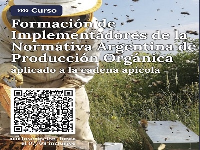 Curso “Formación de implementadores de la normativa orgánica argentina aplicado a la cadena apícola»