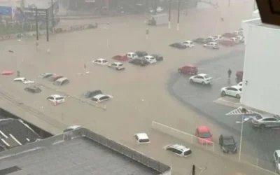 Inundaciones en Brasil y alerta por lluvia