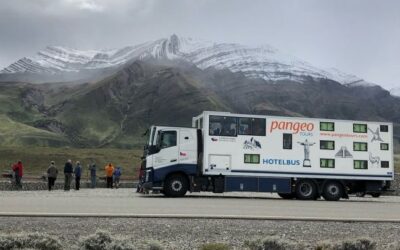 Un motorhome-hotel está recorriendo la Patagonia