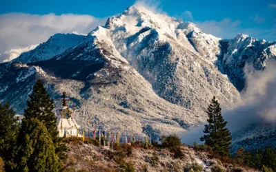 El pueblito sacado de cuento de hadas escondido entre las majestuosas montañas patagónicas