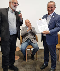 El gobernador de Santa Catarina Jorginho Mello presenta planes para Gran florianópolis en Almuerzo Estratégico de Floripa Sustentable