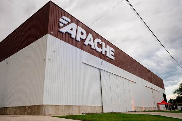 APACHE S.A. inauguró nueva planta industrial en Las Parejas