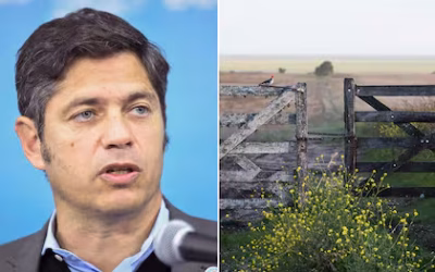 “Cosa extraña y realmente ilegal”: Kicillof subió, con facultades delegadas, el Inmobiliario Rural y hay fuerte malestar en el campo