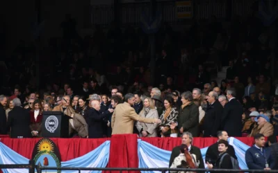 Milei copó La Rural y la ausencia de Villarruel marcó el acto central