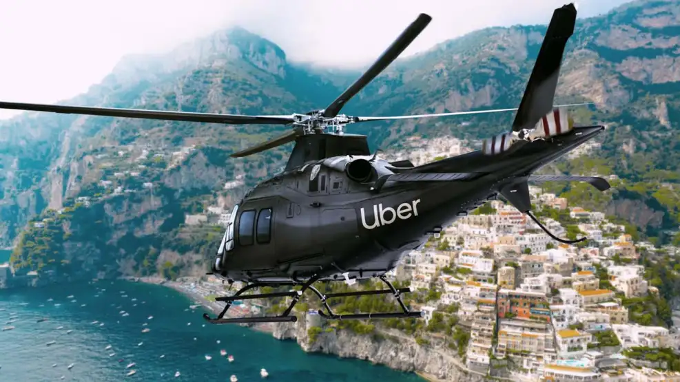 Uber lanza servicio exclusivo de vuelos en helicóptero en el sur de Italia para el verano 2025 que es ahora en Europa